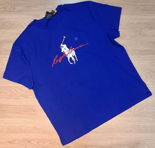 T shirt cuello redodno Polo Ralph Lauren logo unicolor
