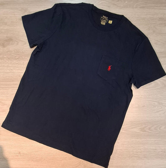T shirt cuello redodno Polo Ralph Lauren logo unicolor
