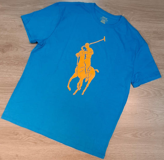 T shirt cuello redodno Polo Ralph Lauren logo unicolor