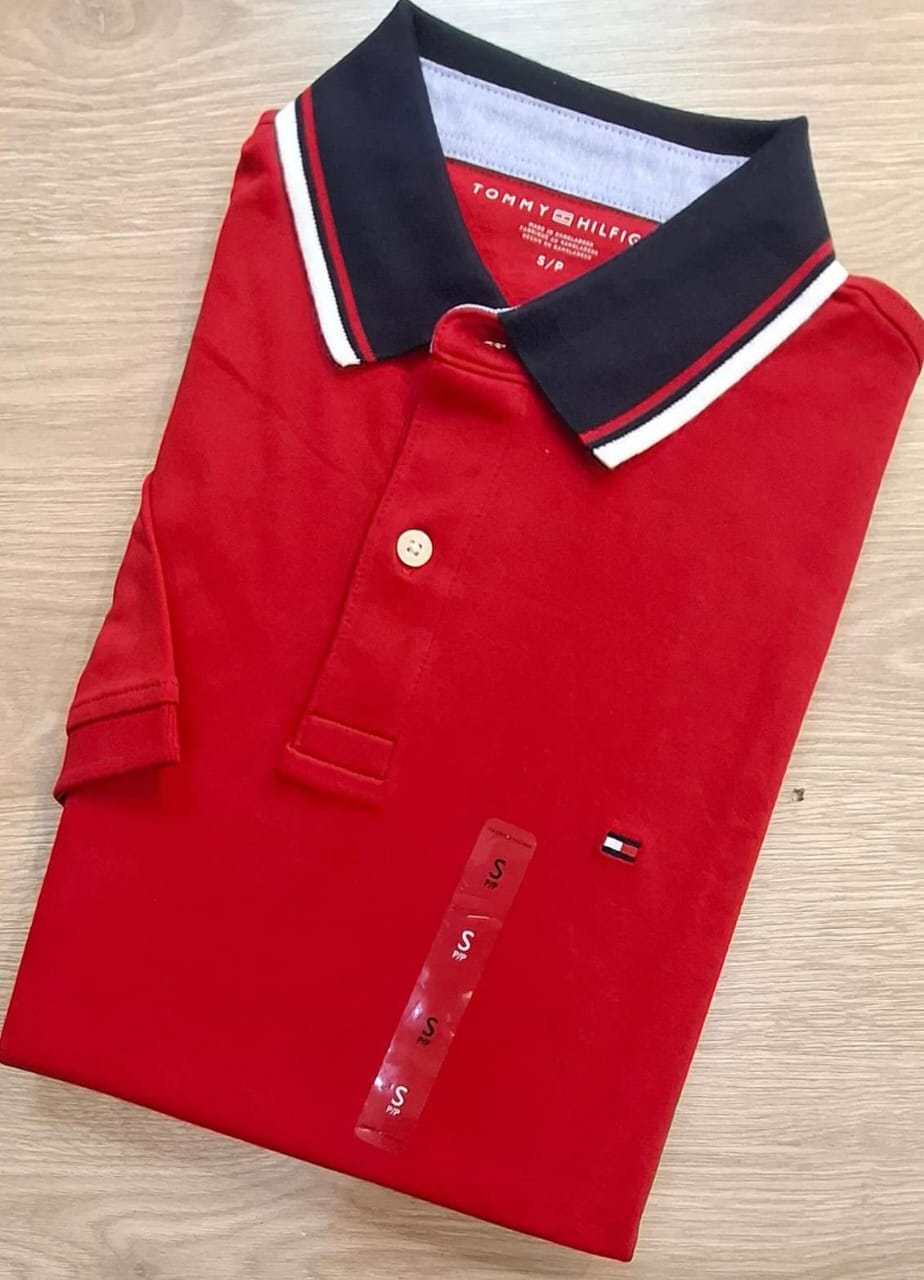 Camisa Tommy Hilfiger Tipo Polo Diseño