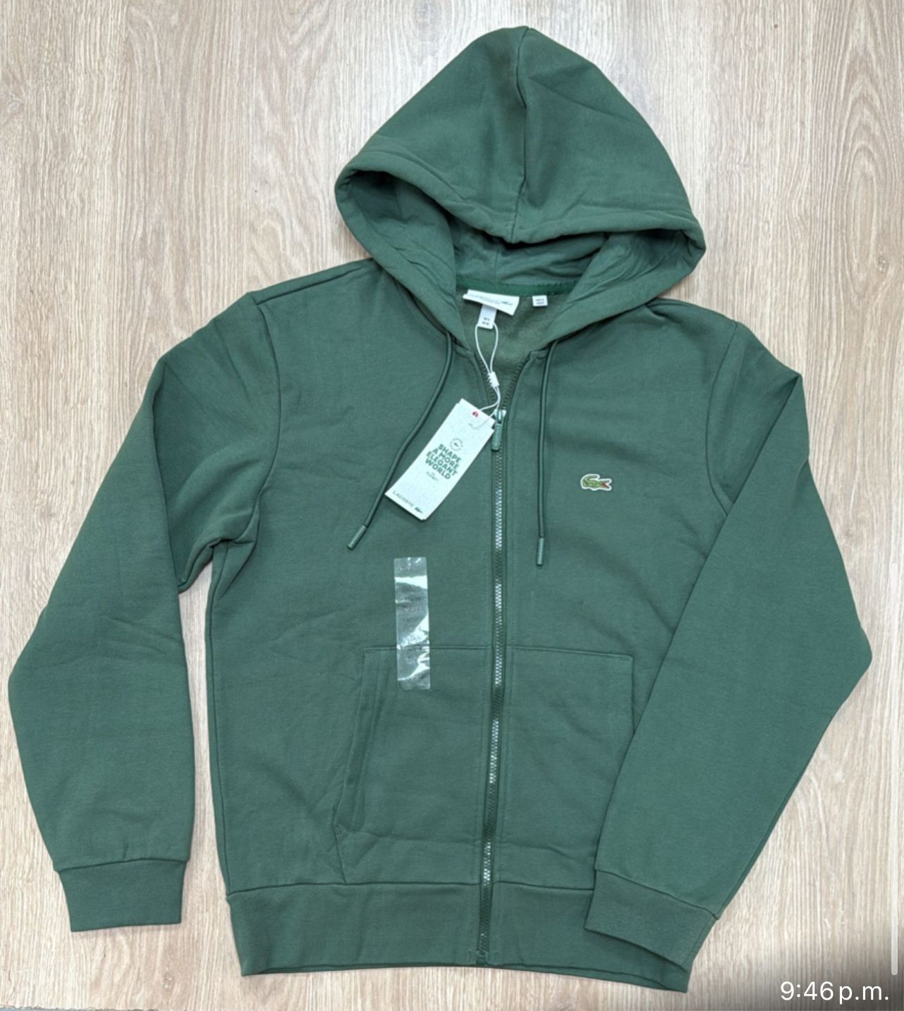 Buzo Lacoste con capa, en Algodón