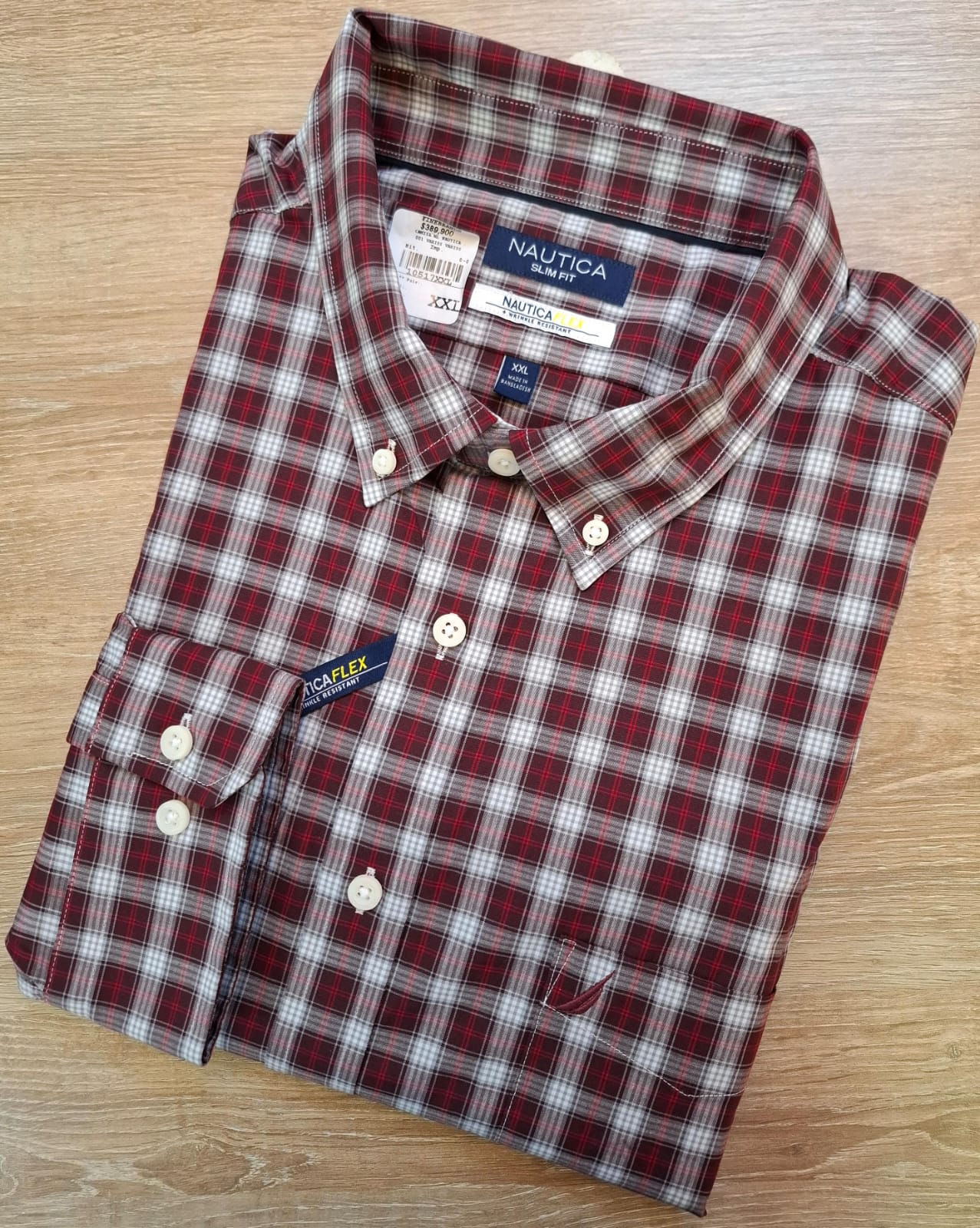 Camisa manga larga Náutica, Diseño