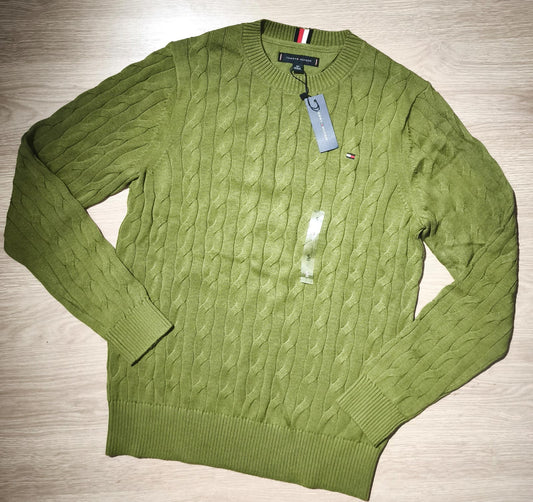 Suéter Tommy Hilfiger de punto trenzado